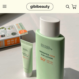 [VỎ MỚI] Kem chống nắng ROUNDAROUND Greentea Cica Sun Lotion SPF50+ PA++++