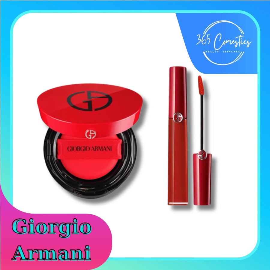 Son kem Giorgio Armani Lip Maestro màu Hot Dạng air cushion