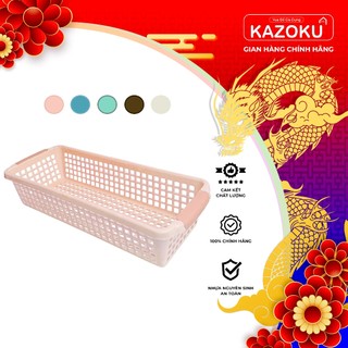 Rổ nhựa chữ nhật, rổ hình chữ nhật - màu pastel - màu hiện đại