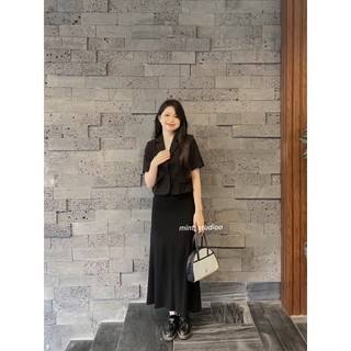 Áo Blazer Dáng Lửng Cộc Tay