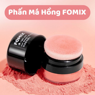 Phấn má hồng kháng nước fomix mềm mịn kiềm dầu da hồng tự nhiên bền màu lâu trôi 5g