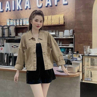 Áo khoác kaki jean tay dài thời trang!