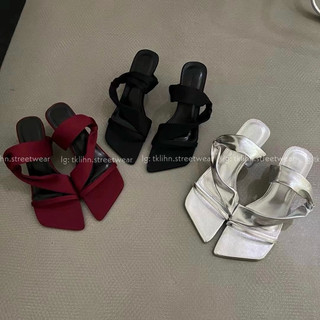 Tklihn dép cao gót đế tròn sang chảnh độc lạ dép cao gót sang chảnh cá tính sang chảnh 2024 hot fashionita