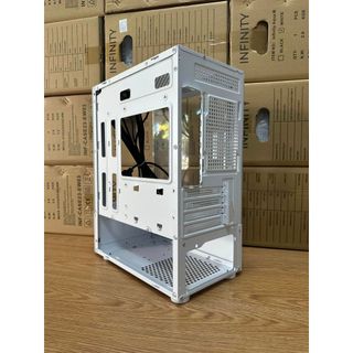 Vỏ case Infinity Aqua M White - mini | microATX