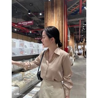 Áo sơ mi nữ dài tay cổ đức basic dễ phối đồ CALIE AS279 AS293