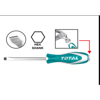 Tua vít dẹp đóng xuyên total - dài 100mm/ 125mm/ 150mm/ 200mm- mã sp thtgts6100/thtgts6125/thtgts8150/thtgts8200
