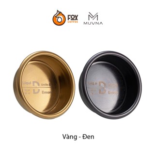 Giỏ Lọc Cà Phê Unit 8 Bằng Thép Không Gỉ Phủ Lớp Titanium 58mm MUVNA | Unit 8 Precision Basket Titanium