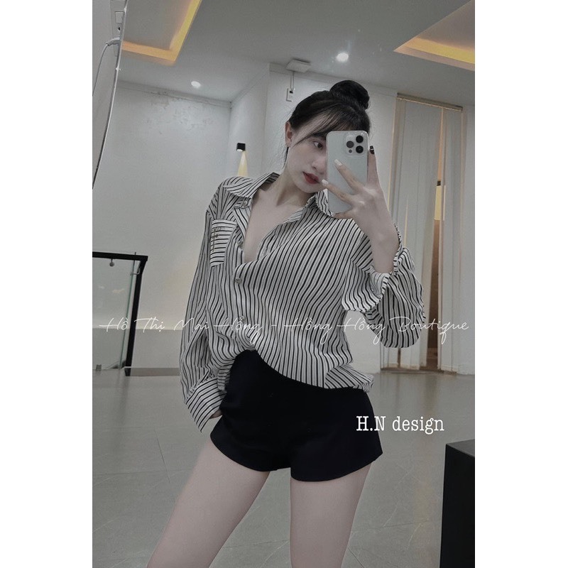 Sơ Mi Nữ, Áo Sơ Mi Chữ Thập Chữ Lưng Chất Lụa Nến Cao Câp | BigBuy360 - bigbuy360.vn