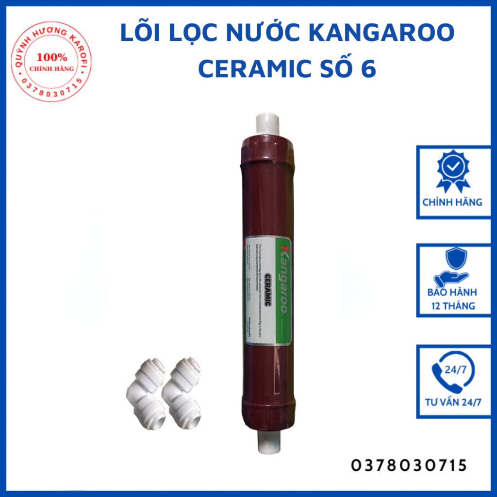 Lõi lọc nước Kangaroo Ceramic số 6