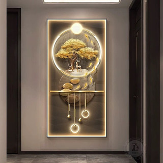 Tranh Treo Tường Hươu Phú Quý Phong Cách Hiện Đại Treo Tường Hành Lang/ Decor Nhà/ Khách Sạn/ Home Stay/ Quà Tặng
