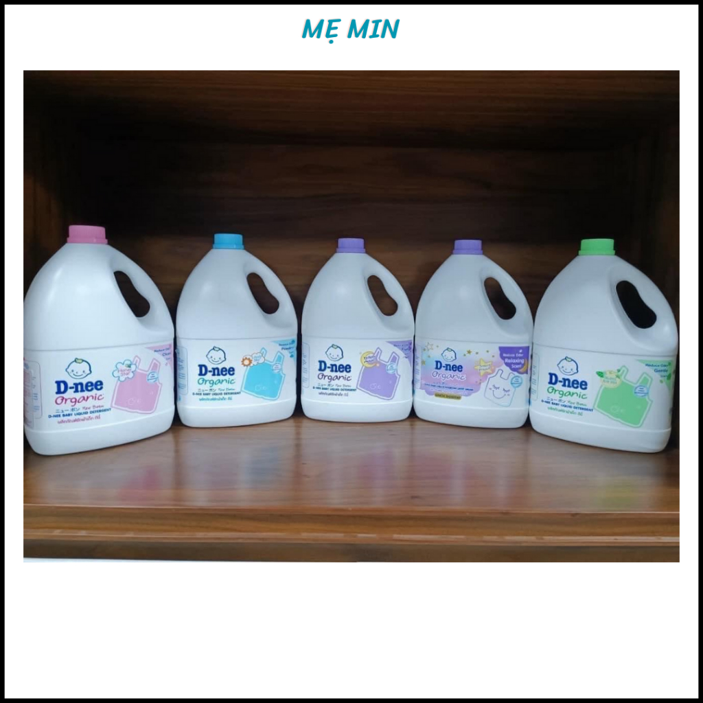 1 thùng 4 can nước giặt Dnee Thái Lan 3000ml