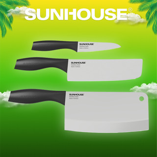 Bộ dao 3 chiếc eco family sunhouse ks-kn3e2