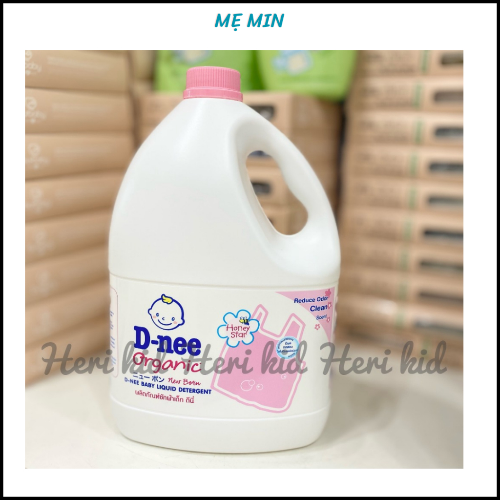 1 thùng 4 can nước giặt Dnee Thái Lan 3000ml