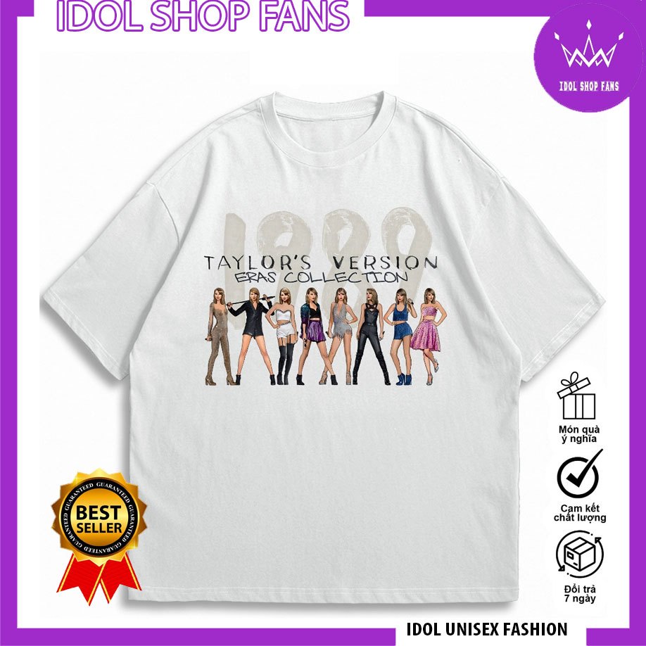 Áo thun Taylor Swift The Eras Tour Hình Vẽ Các Bộ Trang Phục Biểu Diễn, Áo Taylor Swift Album 1989