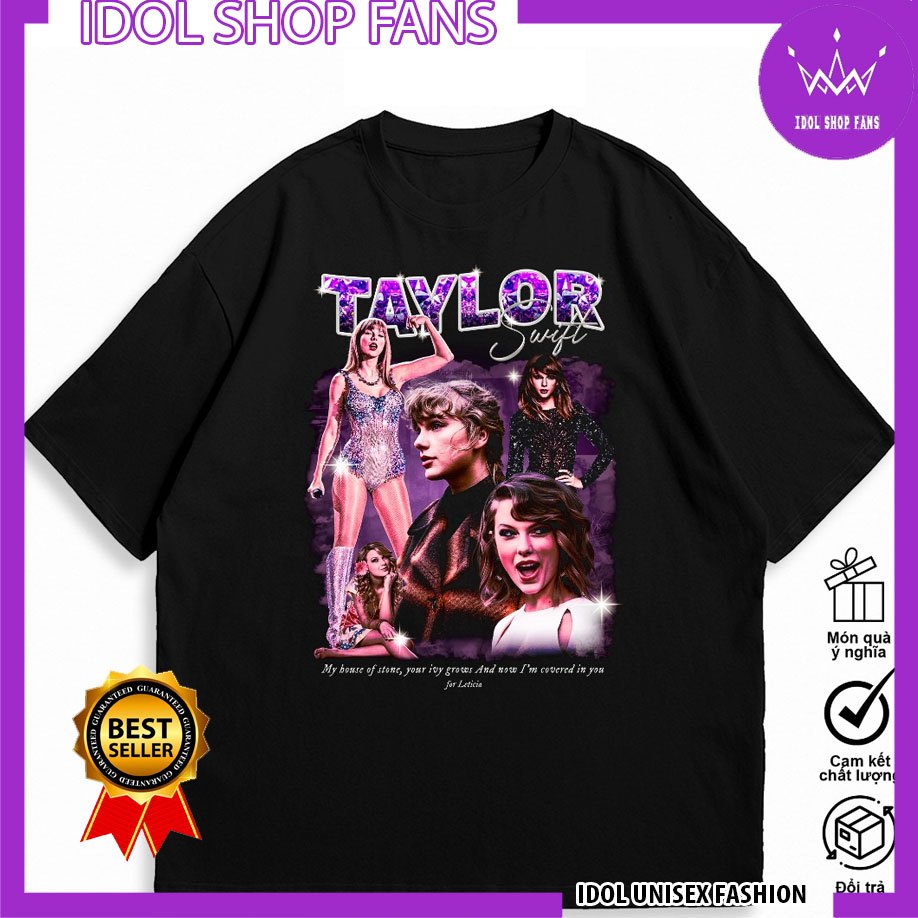 Áo thun Taylor Swift Album 1989, áo Taylor Swift The Eras Tour phong cách tím