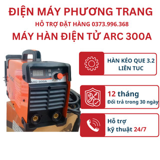 Máy hàn điện tử Arc 300A hàn que 3.2 và liên tục - Máy hàn điện tử tặng đầy đủ phụ kiện hàn