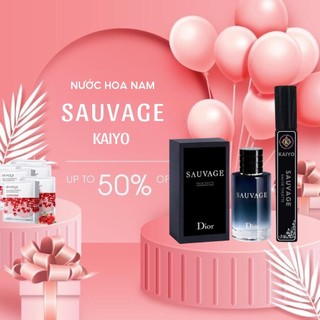 Nước hoa nam chính hãng sauvage kaiyo hương thơm nam tính mạnh mẽ, cuốn hút fullbox 100ml