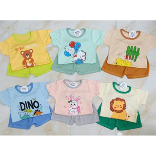 Combo 3 Bộ thun lạnh minky mom cho bé 5-18kg