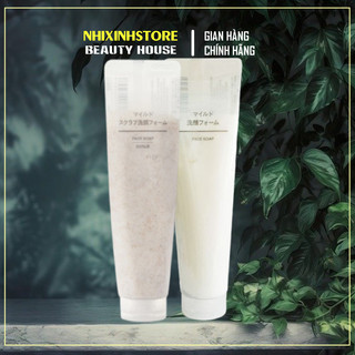 Sữa Rửa Mặt Muji Face Soap-Scrub 120ml