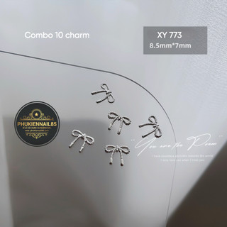 combo 10 charm bướm đính móng tay