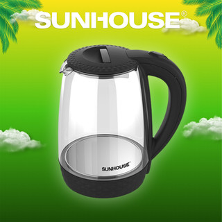 Ấm siêu tốc thuỷ tinh 1.8L SUNHOUSE SHD1215 - Bảo hành chính hãng 12 tháng