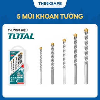 Bộ khoan bê tông Total TACSD1945, TACSD5055, đa kích thước không bị ăn mòn biến dạng mũi khoan chính hãng - Thinksafe