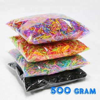  Túi 500 gram thun cột tóc nhiều loại  tùy chọn màu  DTonline THUN_500G 