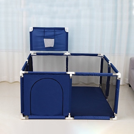 Quây bóng nhà bóng hình vuông khung inox chắc chắn cho bé.