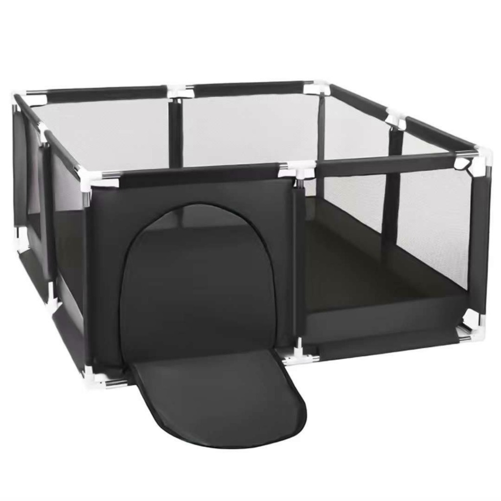 Quây bóng nhà bóng hình vuông khung inox chắc chắn cho bé.