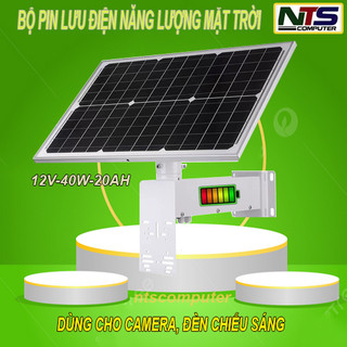 Bộ pin lưu điện 40w-14ah/40w-20ah/40w-30ah chạy camera