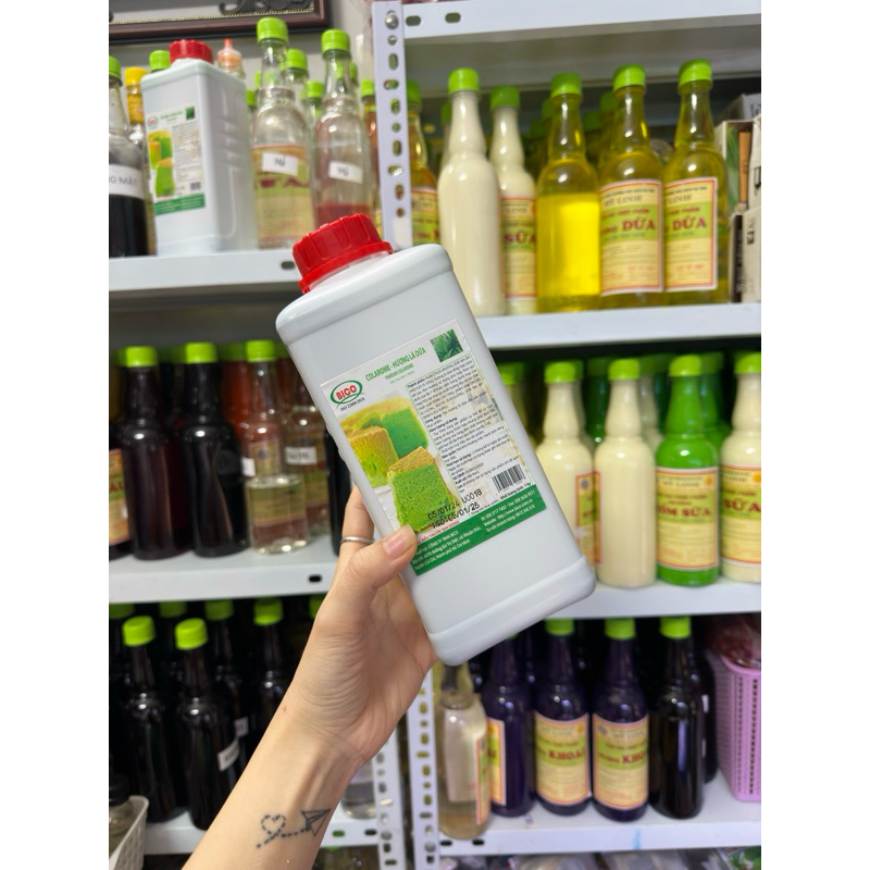 Bico lá dứa hương thực phẩm (1lít)
