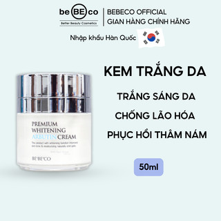 Kem trắng da tức thì ngăn chặn lão hóa, mờ thâm nám phục hồi da cao cấp làm da mềm mịn BEBECO Whitening Arbutin 50ml