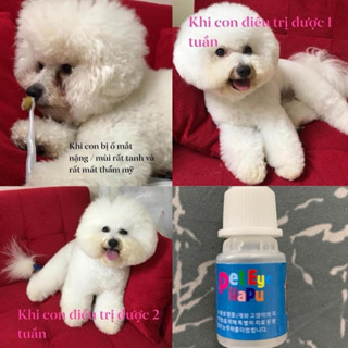 Dung dịch nhỏ rửa mắt,chảy nước mắt,viêm tuyến lệ,viêm giác mạc cho Chó Mèo ( 5ML/ 1 lọ)