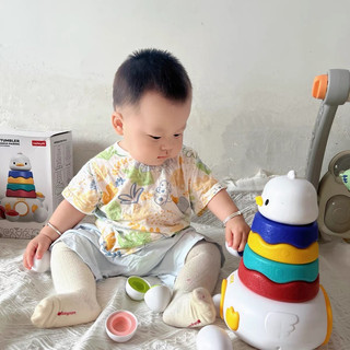 THÁP VỊT GHÉP TRỨNG 2 IN 1 CHO BÉ