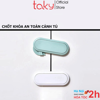 Khóa Chốt - Taky, Chốt Cánh Cửa Tủ, Bảo Vệ An Toàn Cho Bé, Chống Kẹp Tay, Tiện Dụng Gia Đình, An Tâm Cho Mẹ. 3103