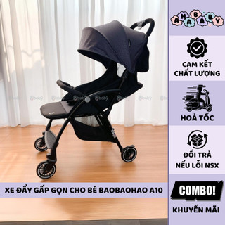 Xe đẩy cho bé Baobaohao A10 kèm màn - Có thể gấp gọn - Hàng chính hãng