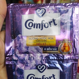 Dây 10 gói Nước xả vải Comfort hương nước hoa thiên nhiên diệu kỳ gói 20ml