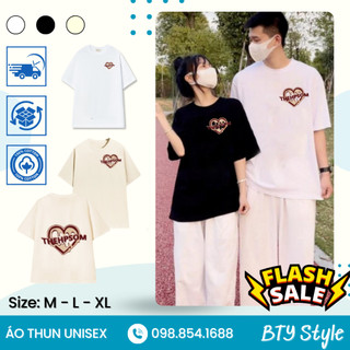 Áo Thun Trái Tim Nam Nữ Unisex Form Rộng Chất Cotton Cao Cấp Mềm Mại Thoáng mát - AC321