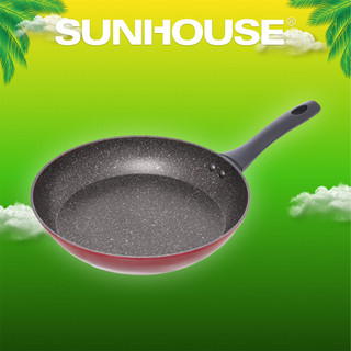 Chảo đá hoa cương đáy từ SUNHOUSE SFP28B - Dùng được bếp từ