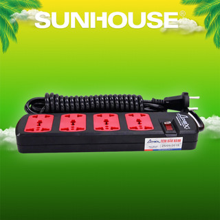 Ổ cắm điện apex ape-oc5-4rd - bảo hành chính hãng 12 tháng