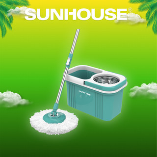 Bộ lau nhà 2 bông lau xoay 360 độ HAPPY TIME KH-CL330S