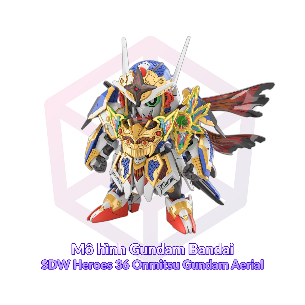 Mô hình Gundam Bandai SDW Heroes 35 Onmitsu Gundam Aerial [GDB] [BSD]