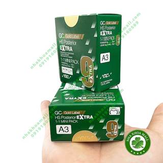 Xi măng trám răng fuji 9 mini hộp nhỏ màu a3 - hộp 5g bột + 3g nước