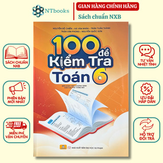 Sách - 100 đề kiểm tra toán 6