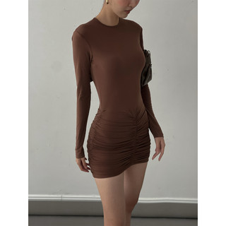 Đầm nhúng tay dài narcotics - ceni dress