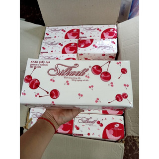 Giấy ăn rút lụa khổ lớn Chery Silkwell