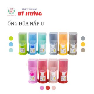 Ống đũa Nắp 2 Ngăn Kèm Khe Tăm Nhựa VĨ HƯNG - 3622