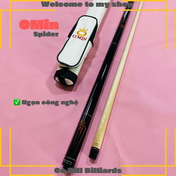 Cơ bida lỗ Omin Spider