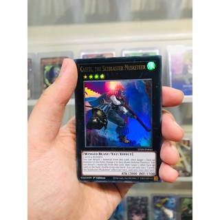 Thẻ bài Yugioh Mã STAX-EN043 - Castel, the Skyblaster Musketeer - Ultra Rare - 1st Edition
