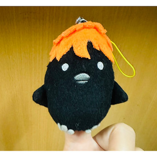 Haikyuu Hinata crow small finger puppet plush keychain anime